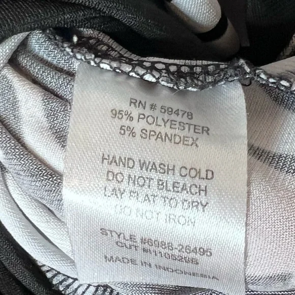 Carole Little Black & White Sleeveless Dress Size 10 - Picture 5 of 5